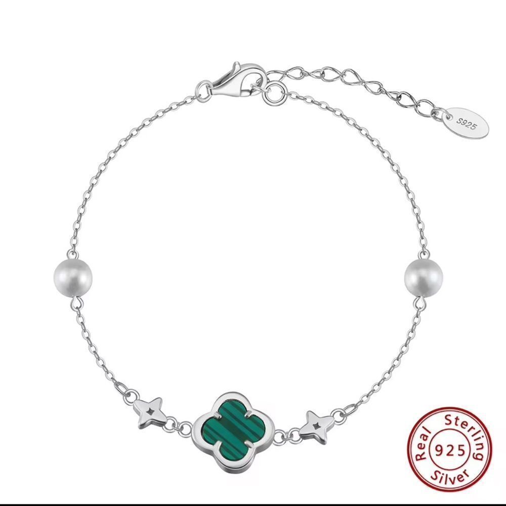 ENA925 Sterling Silver Floral Bracelet